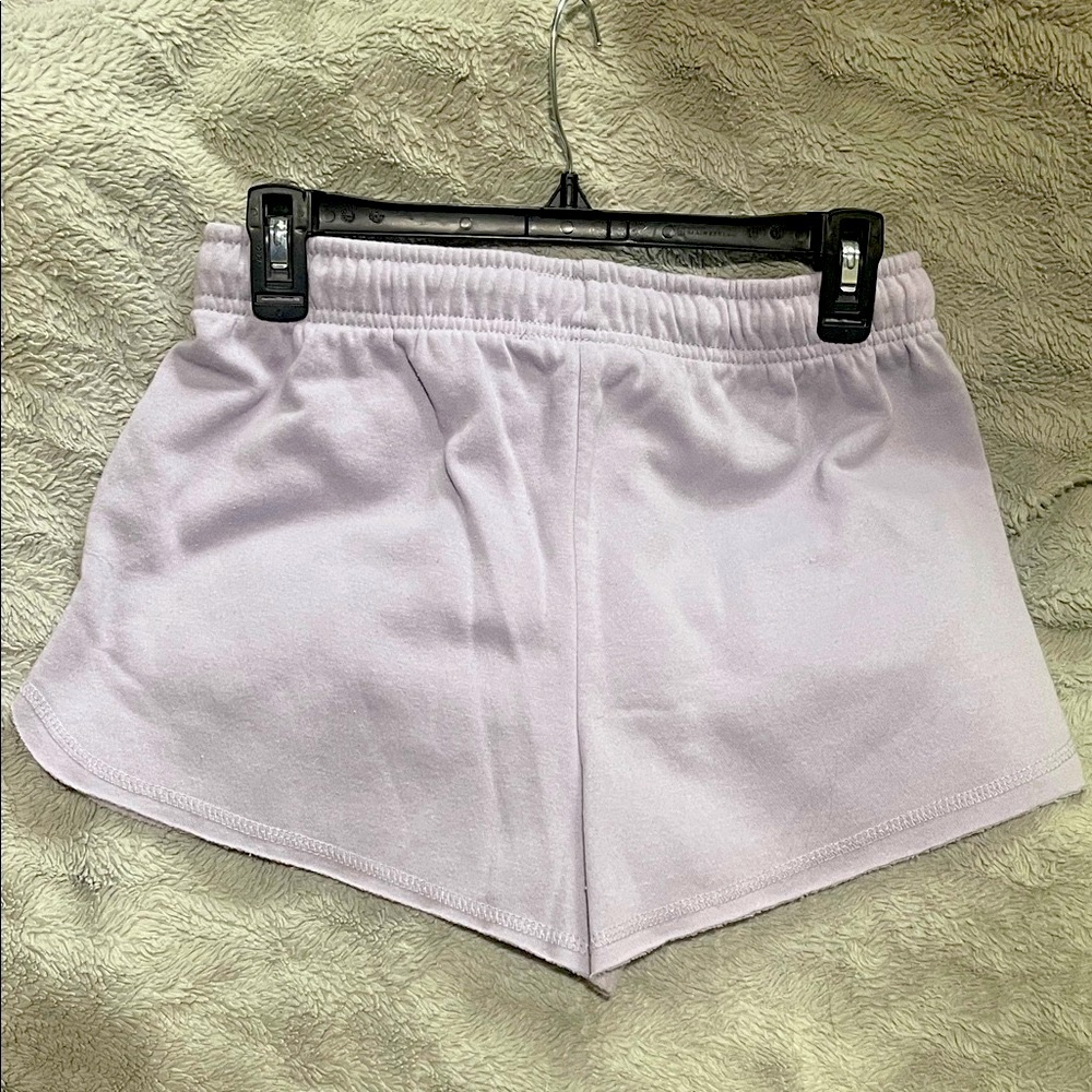 Hippie Rose Purple Athletic Shorts with Elastic Waistband - Picture 3 of 3